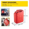 5.3 Gal / 20L Portable American Jerry Can Petrol Diesel Storage Can