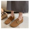 Women Casual Shoes Suede Leather Designer Slip On Loafers