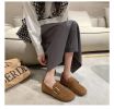 Women Casual Shoes Suede Leather Designer Slip On Loafers