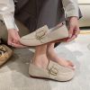Women Casual Shoes Suede Leather Designer Slip On Loafers