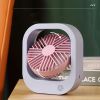 Portable Desktop Office Desktop Electric Fan; Dormitory Large Wind USB Charging Silent Mini Small Fan; 1 Piece