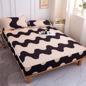 Cotton Covered Anti Slip Cartoon Bedspread (Option: Ripple pattern-180x200cm)