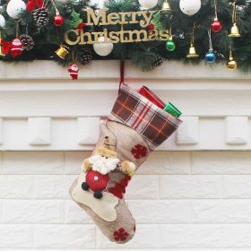 Christmas Decoration And Layout Supplies New Year Gift Socks Gift Bag (Option: Elderly)